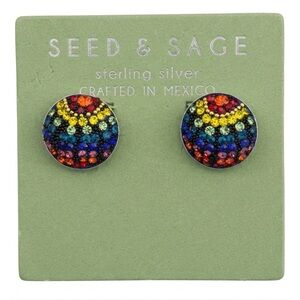 NWT Seed & Sage Sterling Silver Earrings